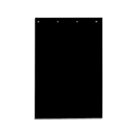 Mudflaps, 36 in X 24 in, Polymer, Black, 1 PR MPN:RC36PPBPKGD