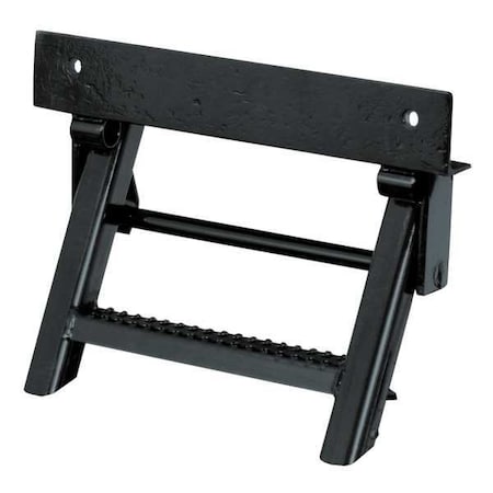 17 3/8 in W Powder Coated Steel Retractable Truck Steps MPN:RS1