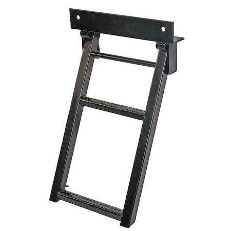 14 1/4 in W Powder Coated Steel Retractable Truck Steps MPN:RS2