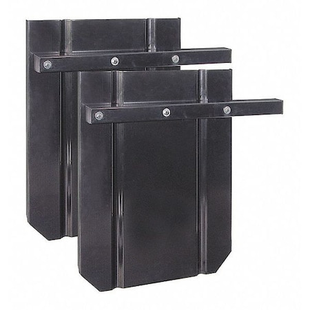 Black Powder Coated Steel Splash Guards 22x28 Inch MPN:SG2228