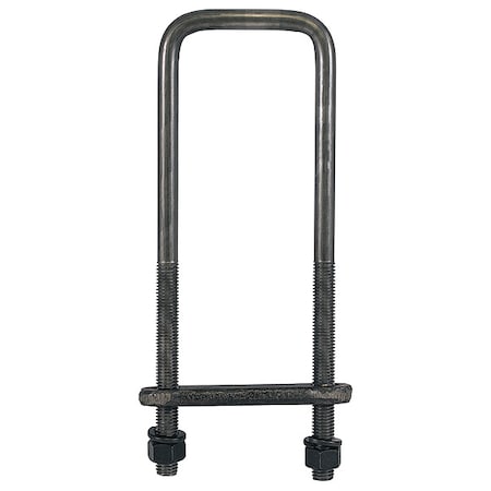 Square Bend U-Bolt Kit, Steel, 18