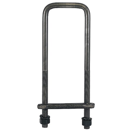 Square Bend U-Bolt Kit, Steel, 20