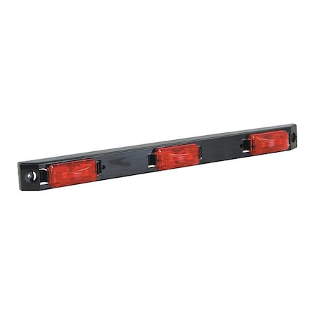 17 Inch Red Polycarbonate ID Bar Light With 9 LED MPN:5621719