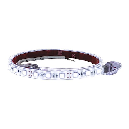 18 Inch 27-LED Strip Light with 3M Adhesive Back - Clear And Cool MPN:5621928
