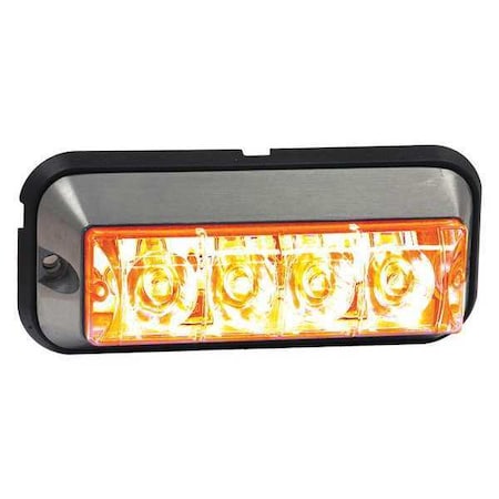 Strobe Light, Ambr LED, Rectangular, 12-36V MPN:8891004