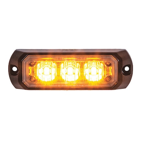 LED Mini Strobe Light, Amber, 3.4