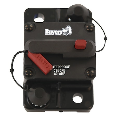 80 Amp Circuit Breaker With Manual Push-to-Trip Reset MPN:CB80PB