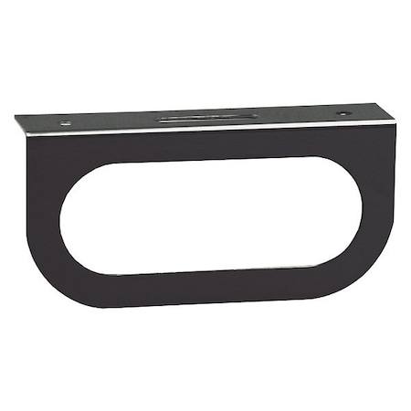 Single Oval Black Powder-Coated DOT Light Bracket MPN:LB1