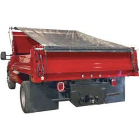 Standard Duty Tarp, 8 x 22 ft, 10 Mil, Gray/Black, Mesh, UV Resistant MPN:DTR8022