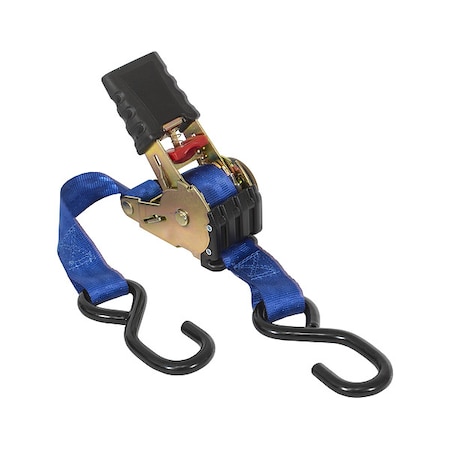 Tie Down Strap, S-Hook, Blue MPN:5483220