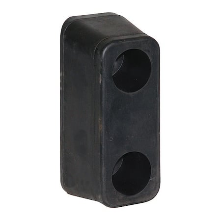 Molded Rubber Bumper - 2-9/16 x 3 x 6 Inch Tall - Set of 2 MPN:B5540PKGD