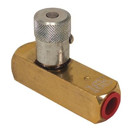 1/4 Inch NPT Brass Flow Control Valve MPN:F400B