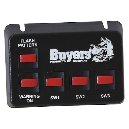 Black Pre-Wired Switch Panel 4-On/Off 1-Momentary MPN:6391205