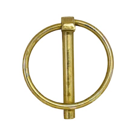 Lynch Pin, 1/4 in Dia, 1-3/4 in L, 1-33/64 in Usable Lg, Steel, 20 PK MPN:6600020