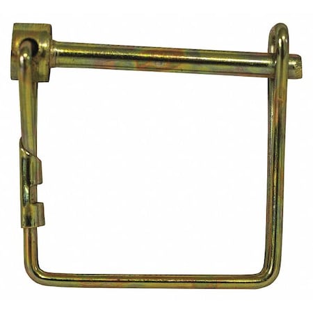 Standard Duty Without Coil Safety Pin, 1/4 in Dia, 1-13/16 in Lg, 1/4 in Wire Dia, 4 in Shank Lg, 2 PK MPN:66051