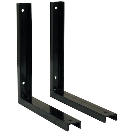Mounting Bracket, 15 in. L, Steel, Black MPN:1701000