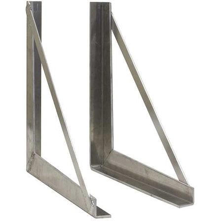24x24 Inch Welded Aluminum Truck Tool Box Brackets MPN:1701040
