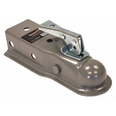Straight Tongue Coupler - 2 Inch Ball, 2-1/2 Inch Channel, 300 Pound Tongue Weight, Primed Steel MPN:0091060