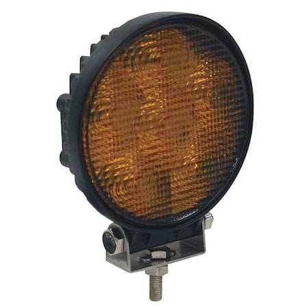 4.5 Inch Amber LED Flood Light with Black Housing MPN:1492116