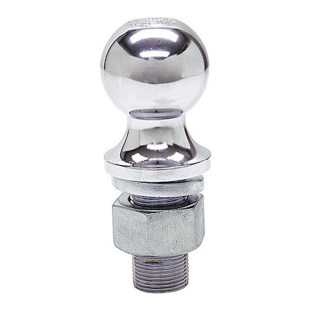 2-5/16 Inch Chrome Hitch Ball With 1 Inch Shank Diameter x 2-3/4 Inch Long MPN:1802027