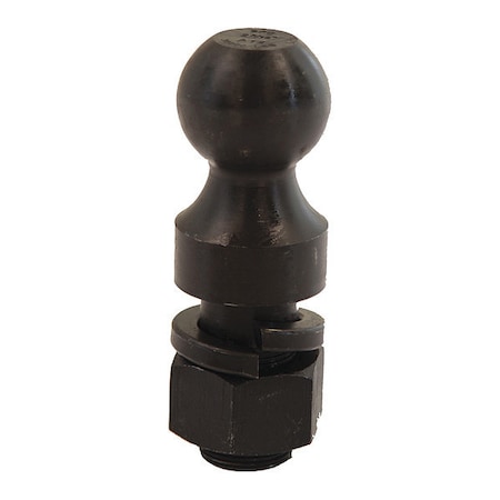 2-5/16 Inch Black Hitch Ball With 1-1/2 Shank Diameter x 2-3/4 Long+1 Inch Riser MPN:1802056