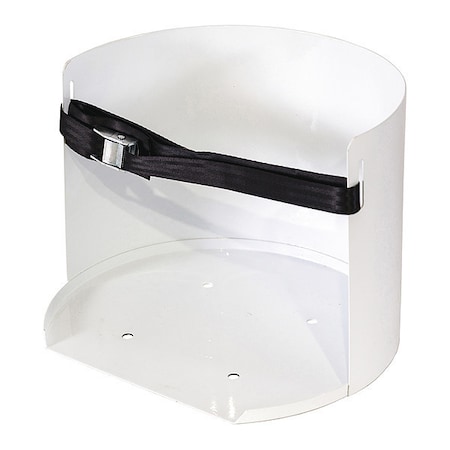 White Steel 5 Gallon Water Cooler Mount MPN:5201005