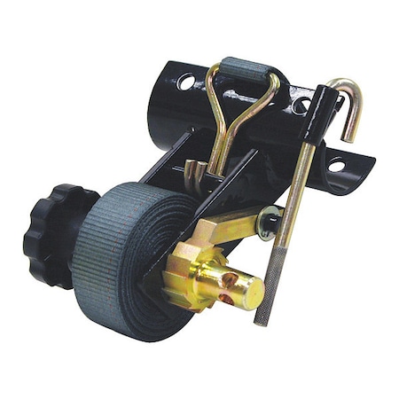 1-1/2 Inch x 7 Foot Ladder Rack Ratchet Tie Down Tube Mount With Double J Hooks MPN:5480007