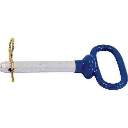 Hitch Pin, 4 1/2 in, Zinc Plated Yellow MPN:66111