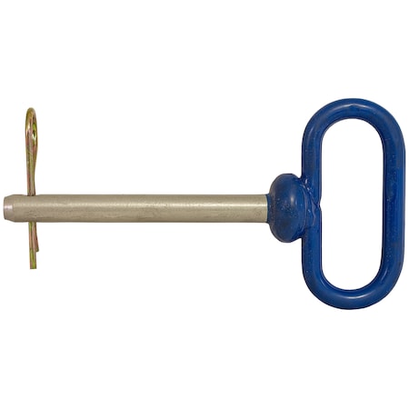 Hitch Pin, 4 1/2 in, Zinc Plated Yellow MPN:66122