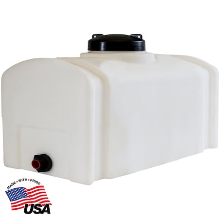 26 Gallon Domed Storage Tank - 26x18x19 Inch MPN:82123899