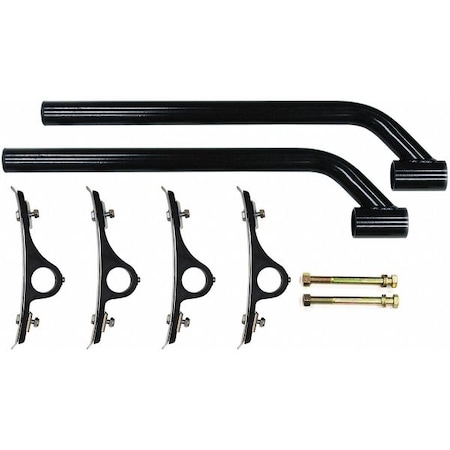 Black Powder Coated Poly Fender Mounting Kit - One per fender required MPN:8591000