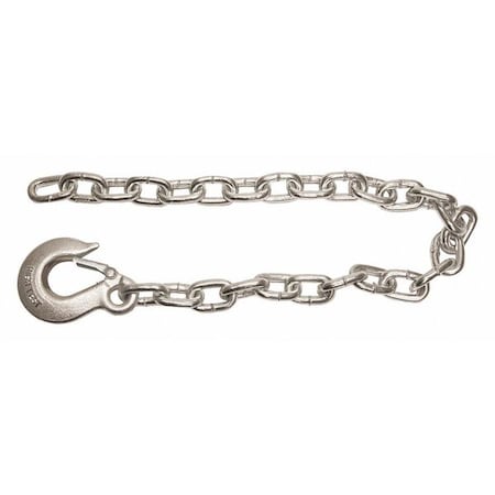 3/8x35 Inch Class 4 Trailer Safety Chain With 1 Forged Eye Slip Hook-30 Proof MPN:B03835SC