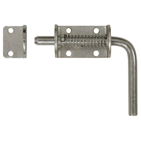 1/2 Inch Zinc Plated Spring Latch Assembly with Keeper MPN:B2595LKB