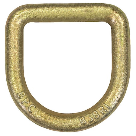 1/2 Inch Forged Yellow Zinc Plated D-Ring Only MPN:B38RZY