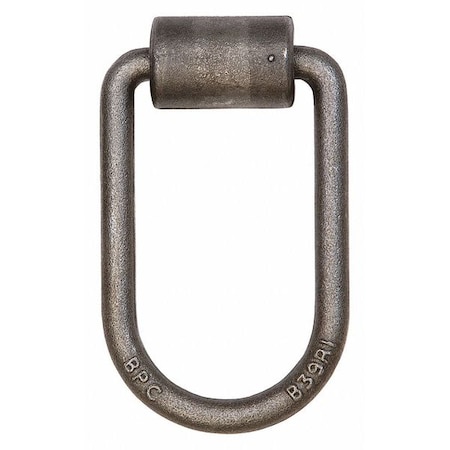 1/2 Inch Forged Extended D-Ring With Integral Weld-On Mounting Bracket MPN:B39W