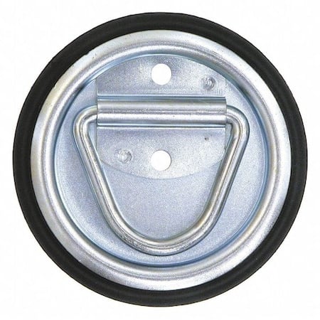 Surface Mounted Or Recessed Rope Ring Zinc Plated With Plastic Bezel MPN:B703