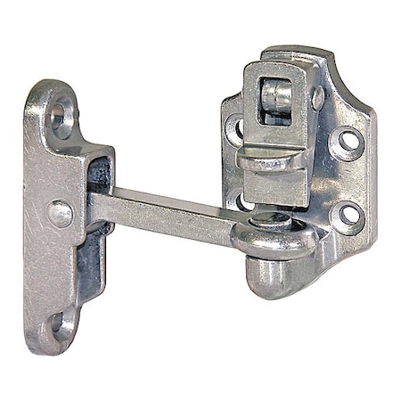 Heavy-Duty Aluminum Door Hold Back - 4 Inch Hook and Keeper MPN:DH304