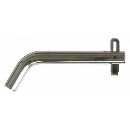 5/8 x 4.0 Inch Clear Zinc Hitch Pin Assembly With Spring Clip MPN:HP625SC
