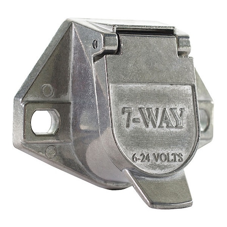 7-Way Die-Cast Metal Trailer Connector - Truck Side MPN:TC1007