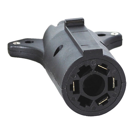 7-Way Flat to 4-Flat Plastic Trailer Connector Adapter MPN:TC2074P