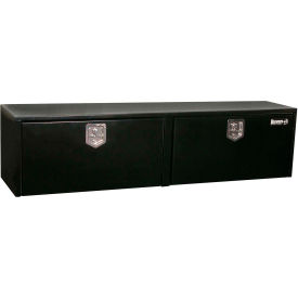 Buyers Steel Underbody Truck Box w/ Stainless Steel T-Handle - Black 18x18x72 - 1702325 1702325