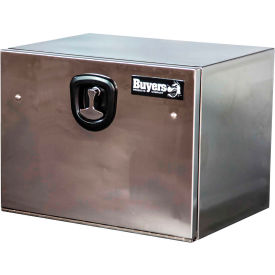 Buyers Stainless Steel Underbody Truck Box w/ T-Handle - Polished Gray 18x18x24 - 1702650 1702650