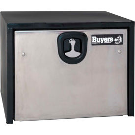 Buyers Steel Underbody Truck Box w/ SS Door - Black 18x18x24 - 1702700 1702700