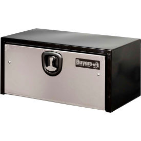 Buyers Steel Underbody Truck Box w/ SS Door - Black 18x18x30 - 1702703 1702703