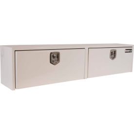 Buyers Stainless Steel Topside Truck Box w/ T-Handle - White 16x13x72 - 1702840 1702840