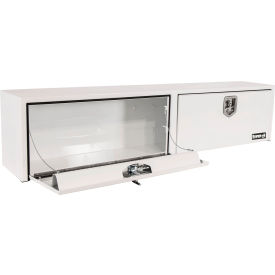 Buyers Stainless Steel Topside Truck Box w/ T-Handle - White 16x13x96 - 1702860 1702860