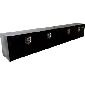 Buyers Stainless Steel Topside Truck Box w/ T-Handle - Black 16x13x96 - 1702960 1702960