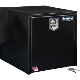 Buyers Steel Underbody Truck Box w/ Stainless Steel T-Handle - Black 24x24x24 - 1704300 1704300