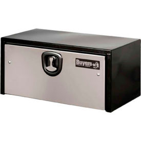 Buyers Steel Underbody Truck Box w/ SS Door - Black 24x24x36 - 1704705 1704705