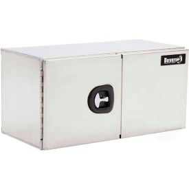 Buyers Smooth Aluminum Underbody Truck Box w/ Double Barn Door - 24x24x48 - 1705340 1705340